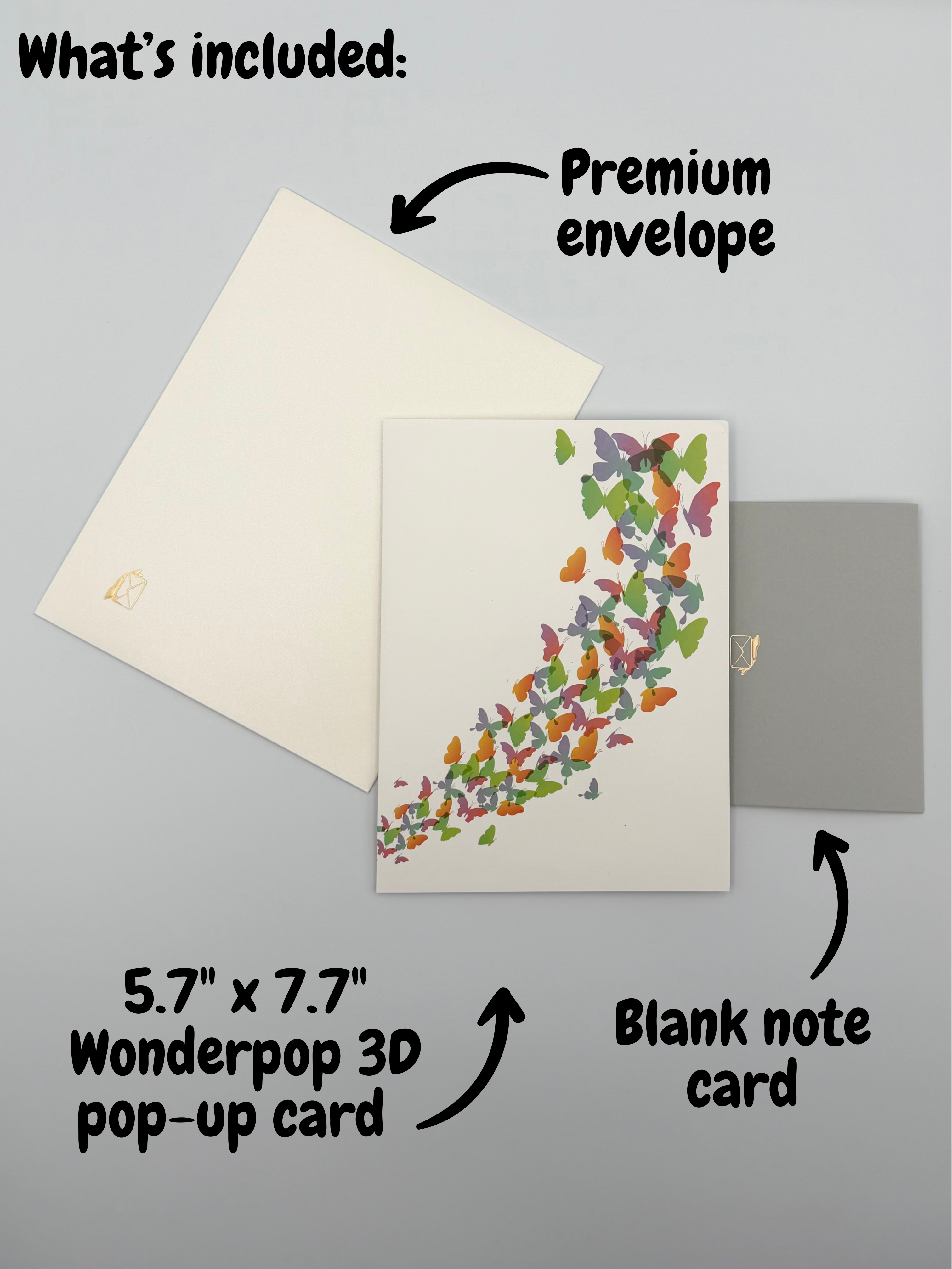 Butterfly Garden 3D Pop-Up Greeting Card