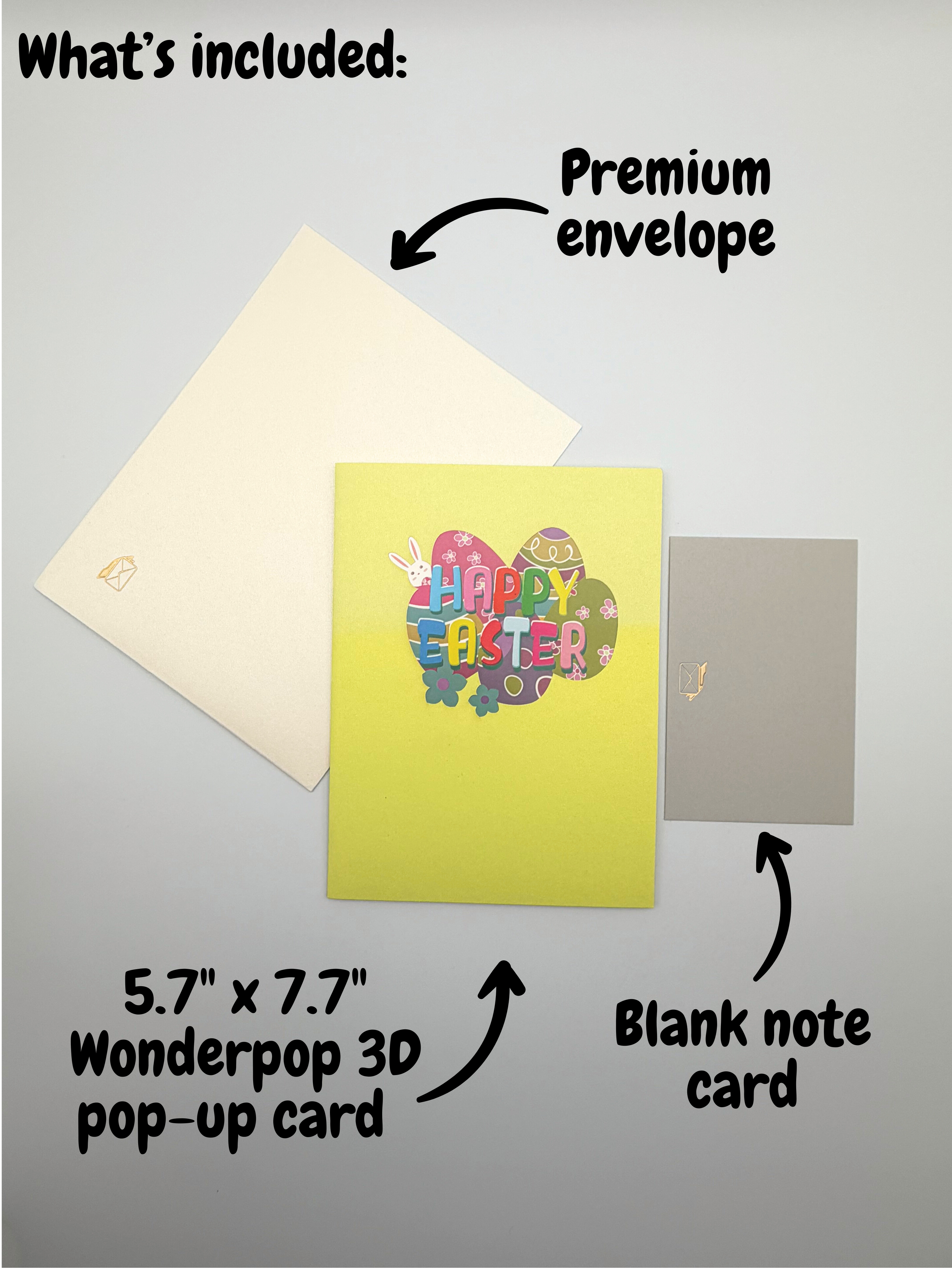 Happy Easter Bunny Garden 3D Pop-Up Card