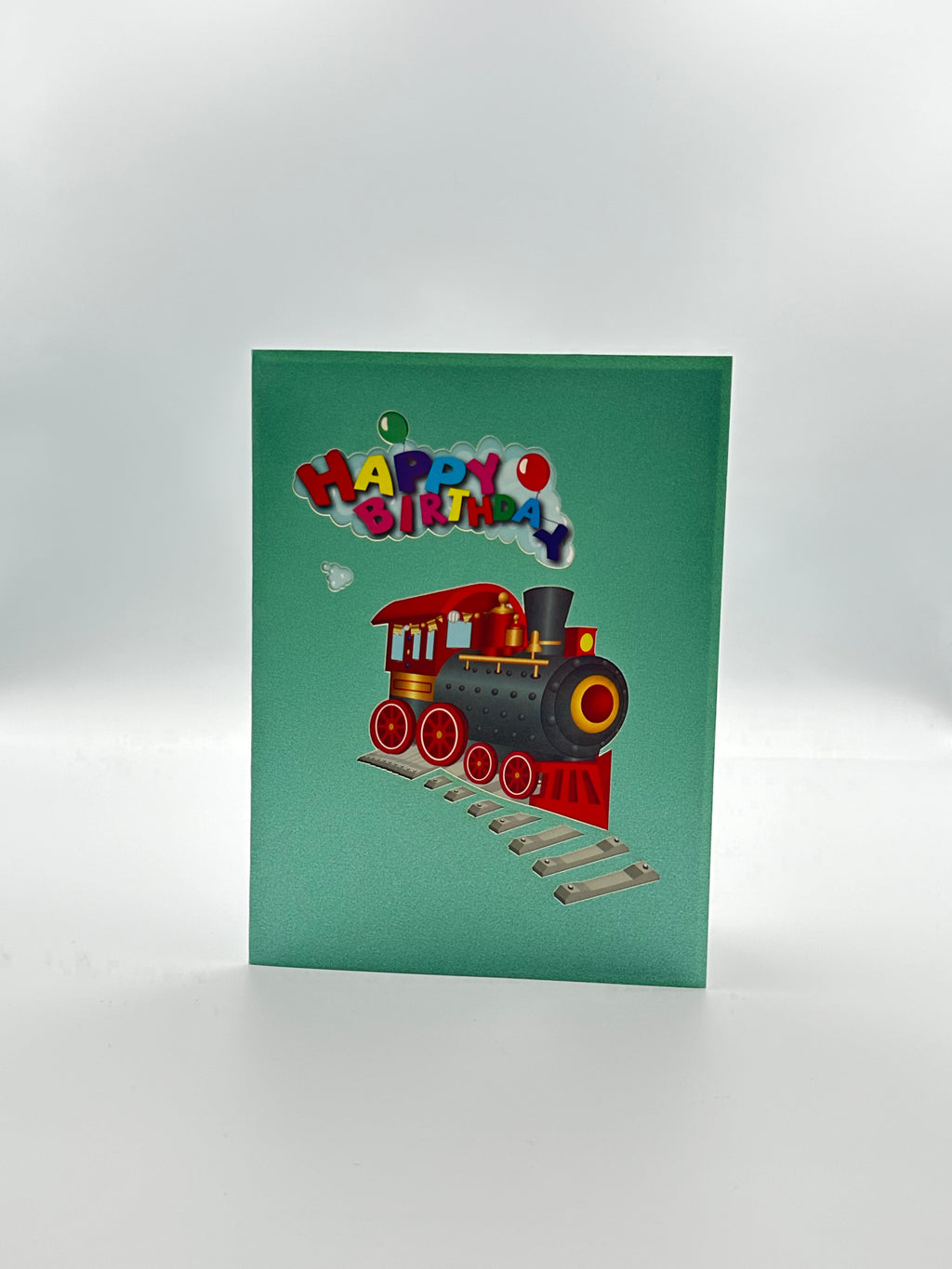 Happy Birthday Express Train Pop-up Card