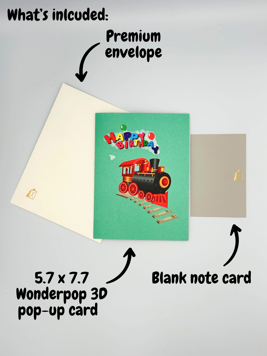 Happy Birthday Express Train Pop-up Card