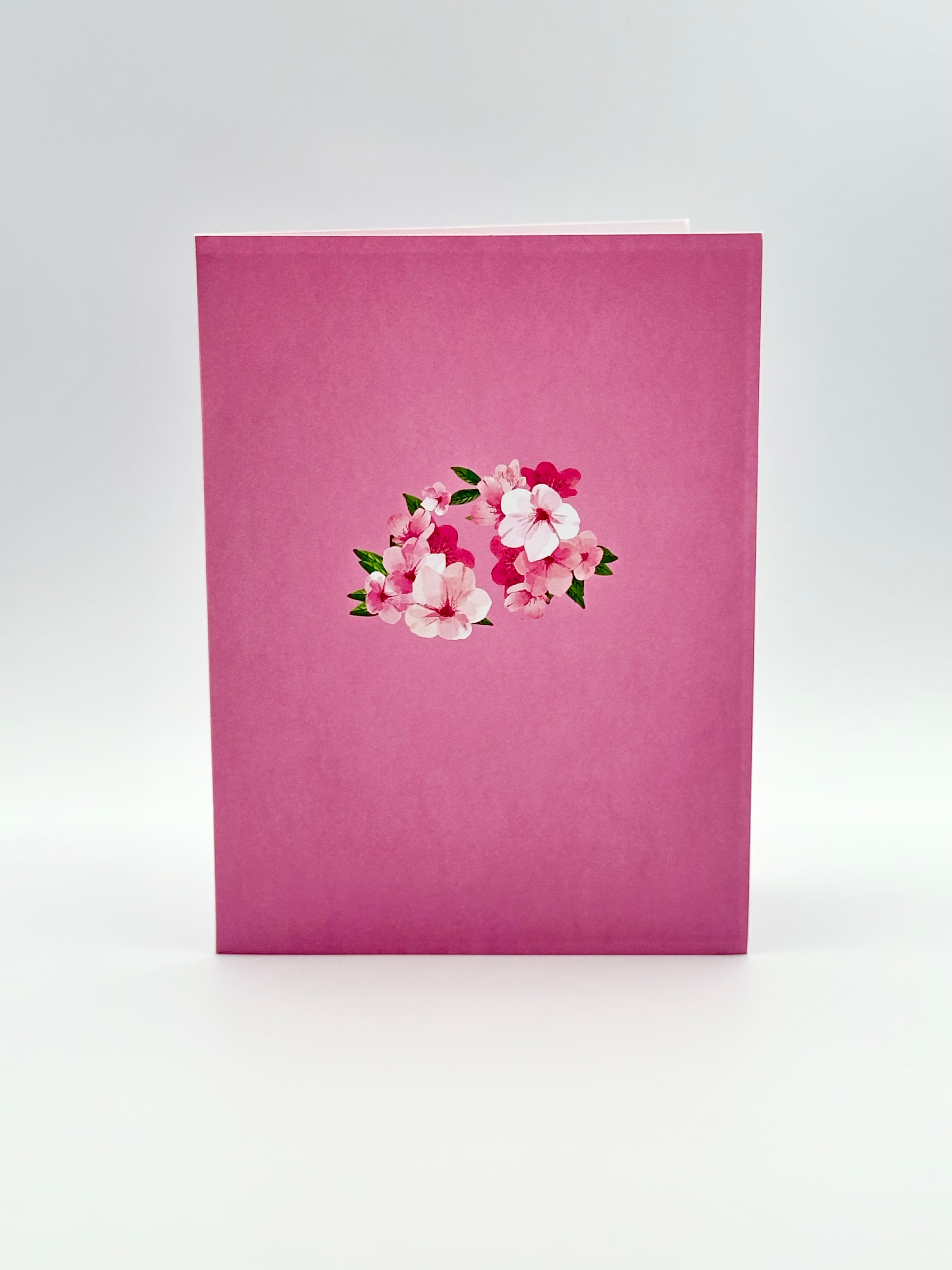 Floral Heart Pop-up Greeting Card