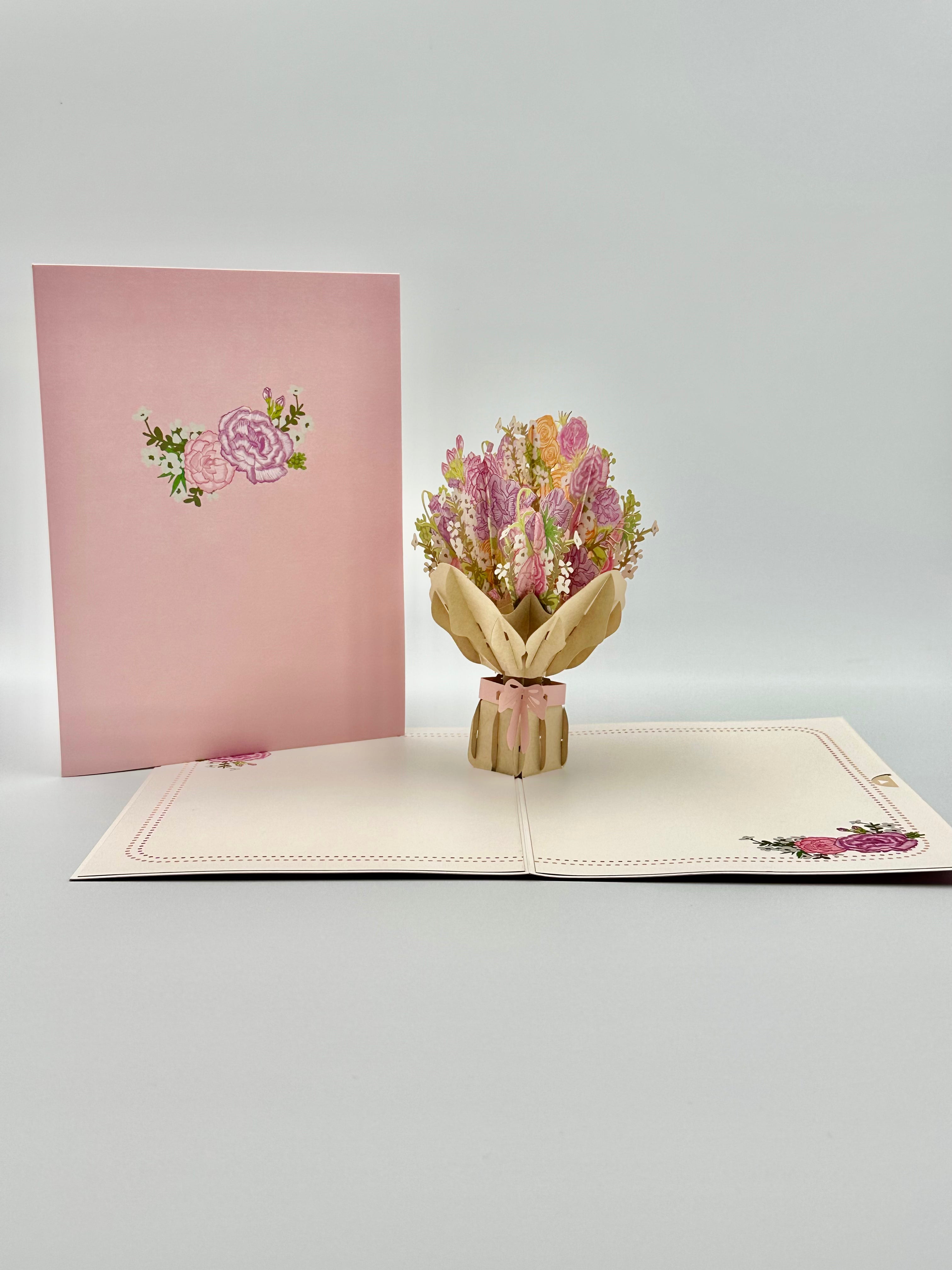 Flower Bouquet Pop-up Greeting Card