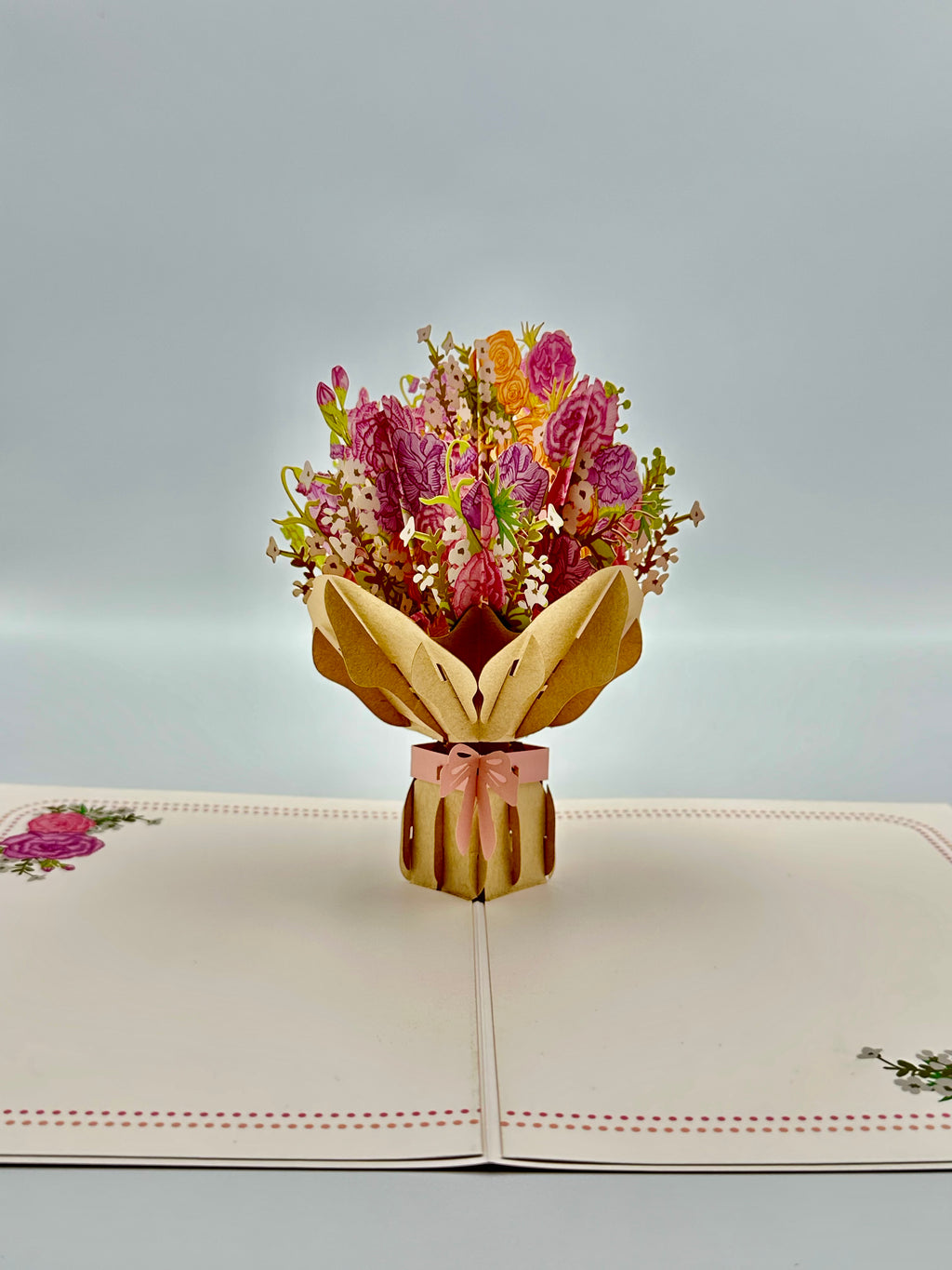 Flower Bouquet Pop-up Greeting Card