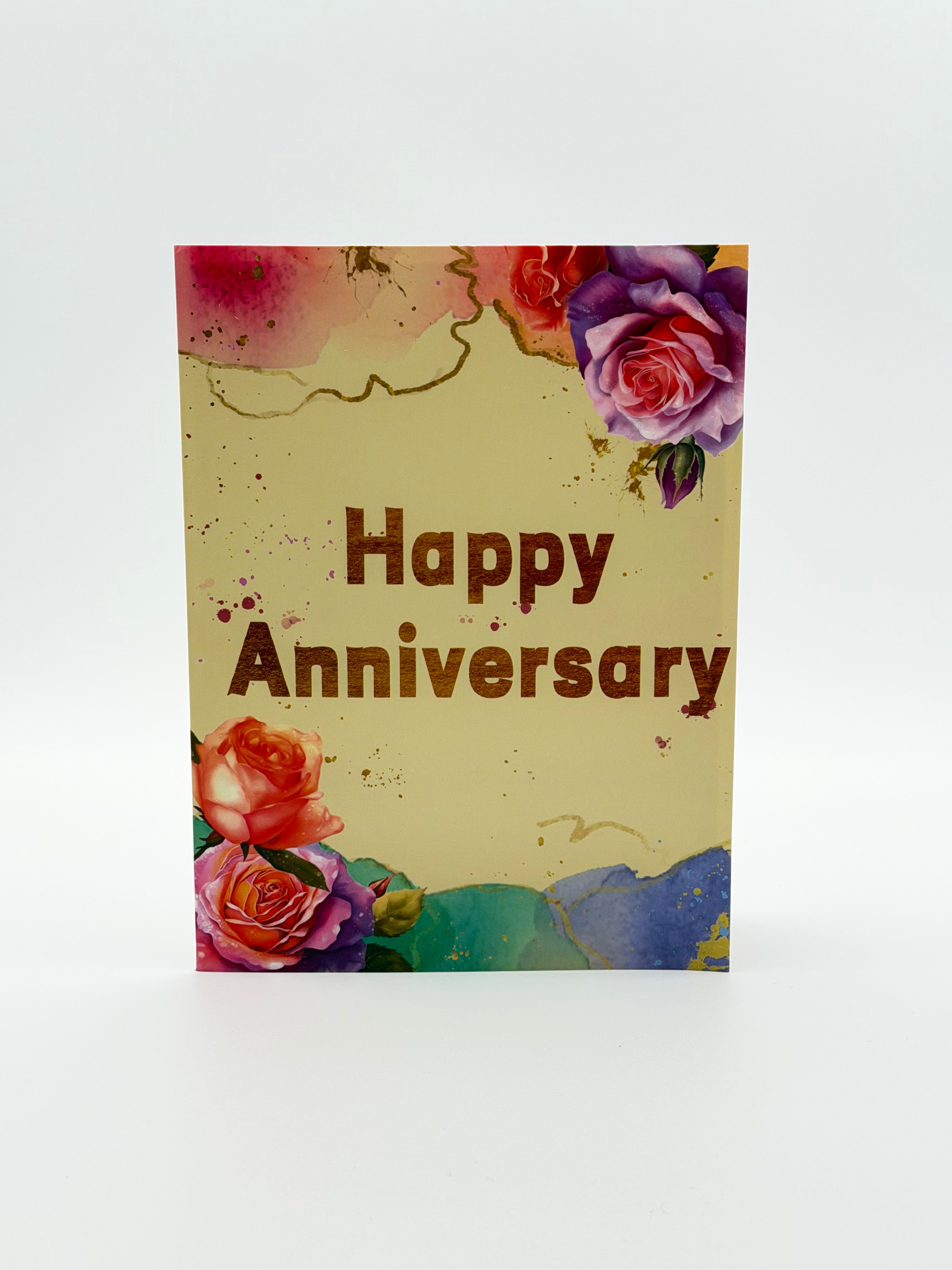 Happy Anniversary Celebration 3D Pop-Up Greeting Card