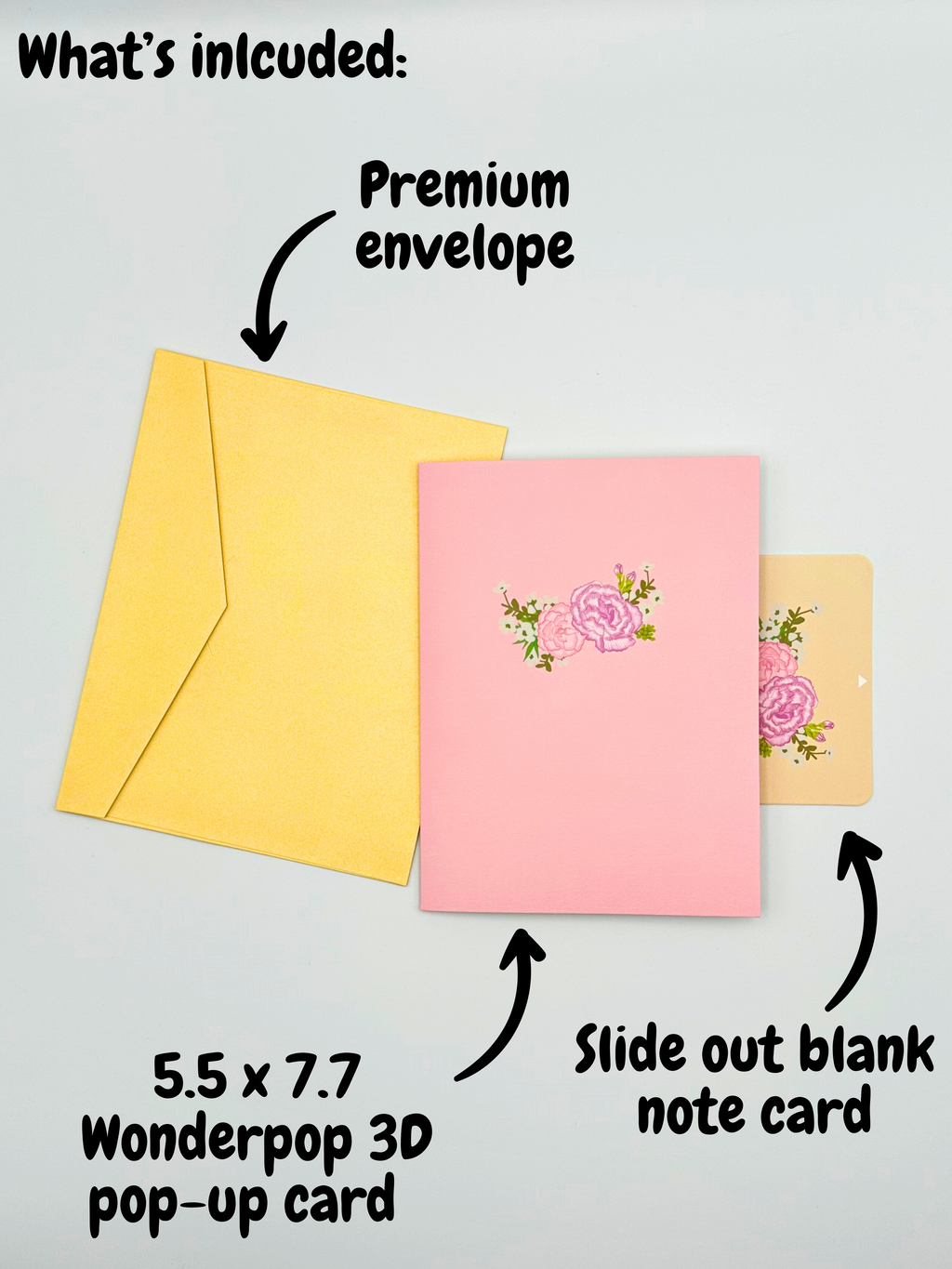 Flower Bouquet Pop-up Greeting Card