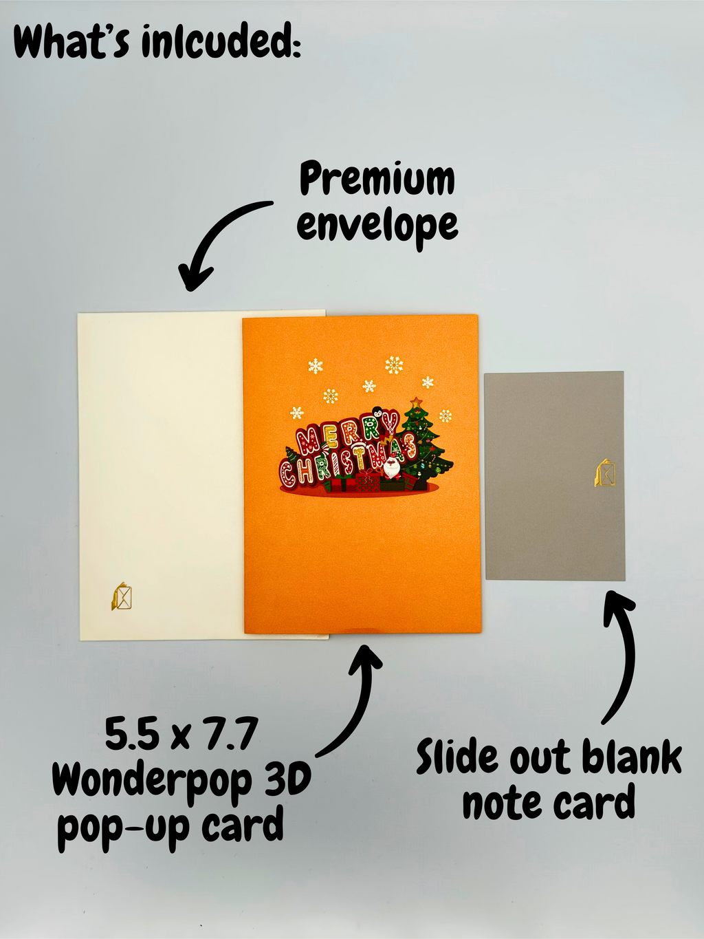 Merry Christmas Card Pop-up Card