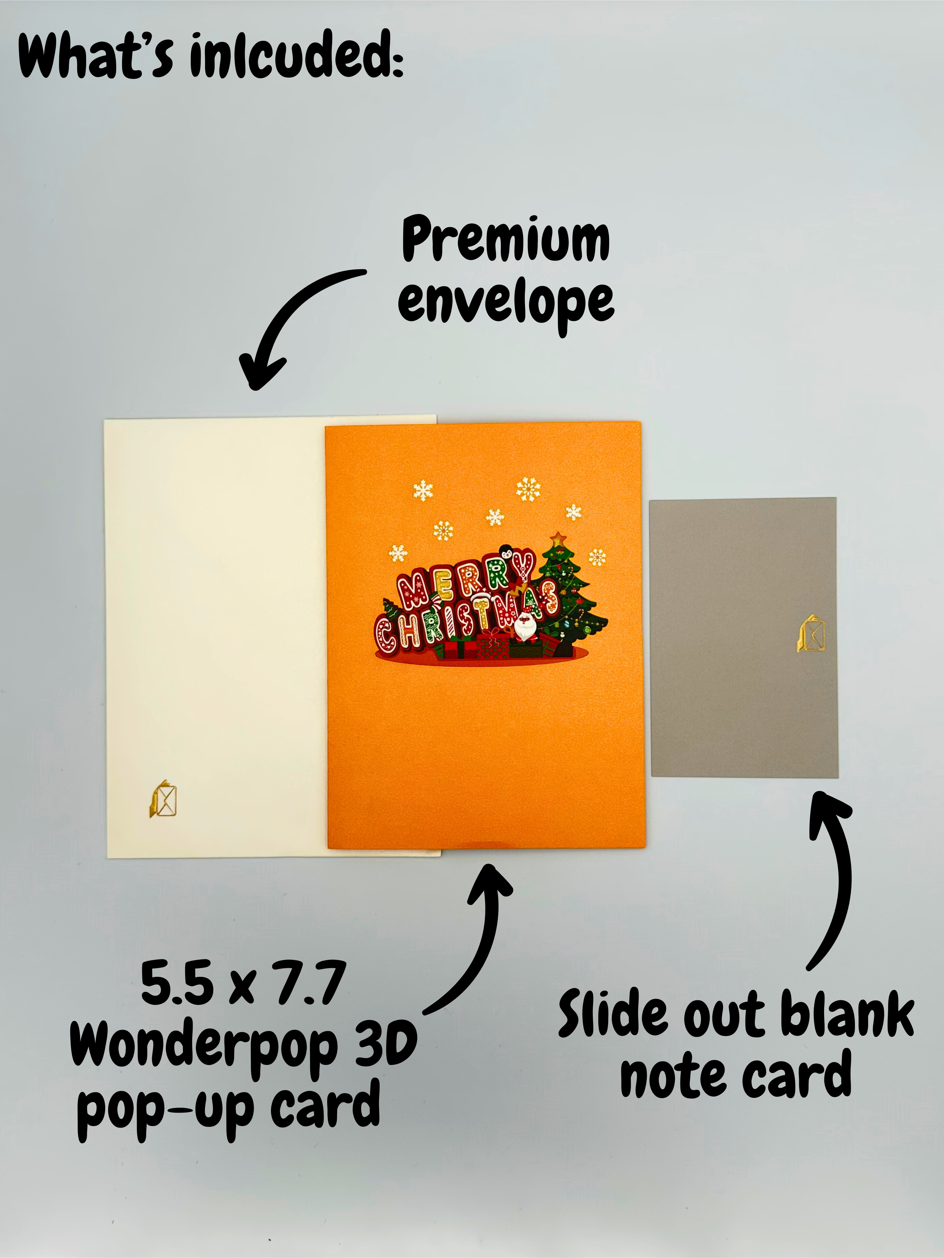 Merry Christmas Card Pop-up Card